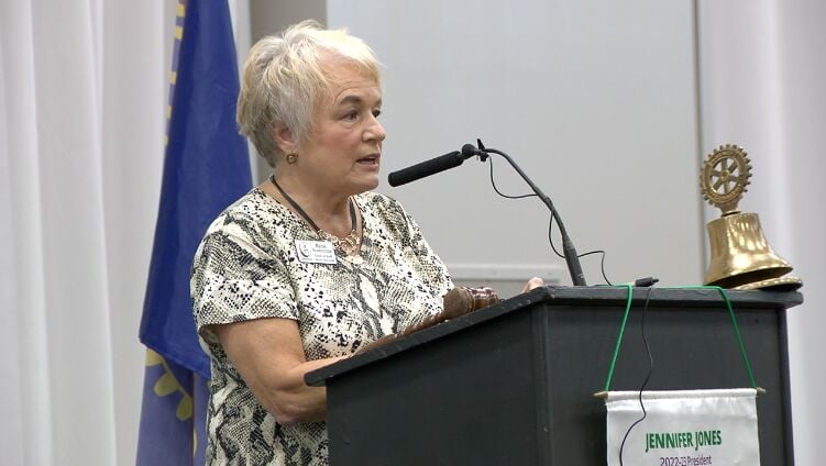 Lima Rotary Club hears first hand experience of volcano disaster relief efforts