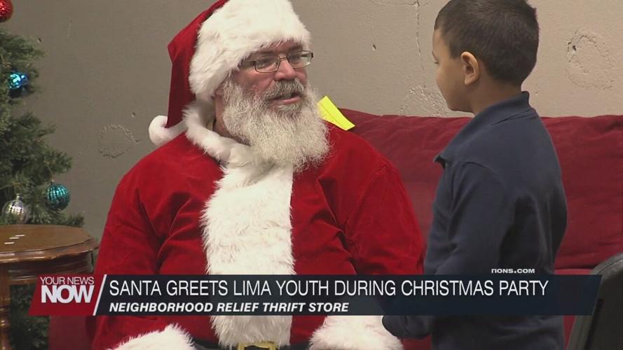 Lima Thrift Store holds Christmas party for families
