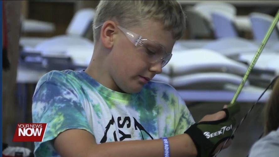 Area kids learn some archery thanks to the Johnny Appleseed Metropolitan Park District