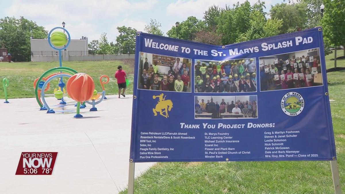 From class idea to reality St. Marys splash pad officially open News