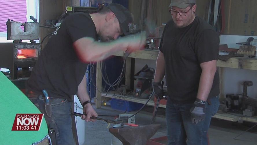 24-hour blacksmith forging event for Warriors Way