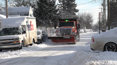 Lima street crews work around the clock to clear heavy snow