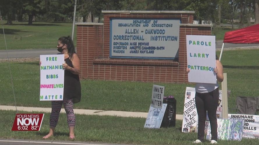 Protest outside of the Allen Oakwood Correctional Institution