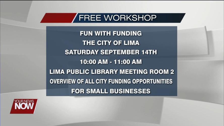 City of Lima invites small business owners to the Fun with Funding Workshop