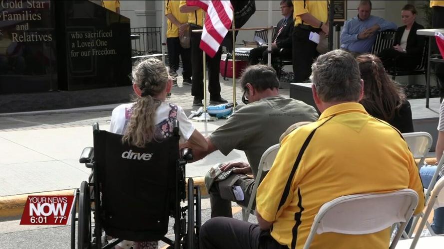 1st ever ceremony honoring Gold Star Families held in downtown Wapakoneta