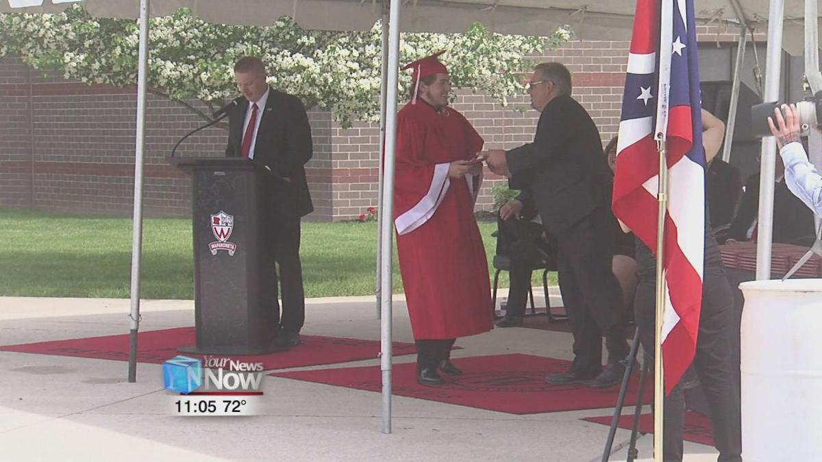 high school seniors "walk the stage" News