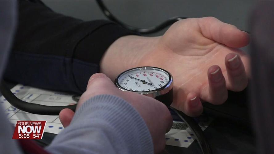 Ottawa-Glandorf students get hands-on with new blood pressure simulators thanks to Rhodes State Mobile Lab
