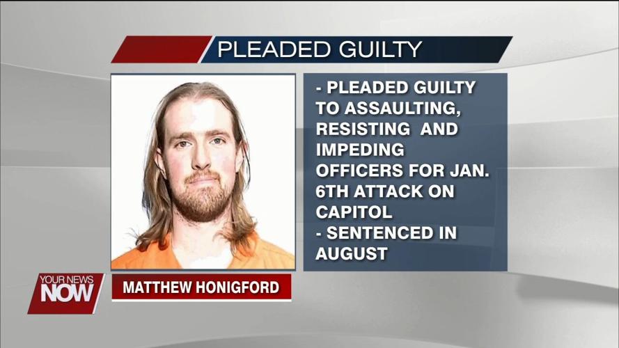 Delphos man facing federal charges for January 6th attack pleads guilty