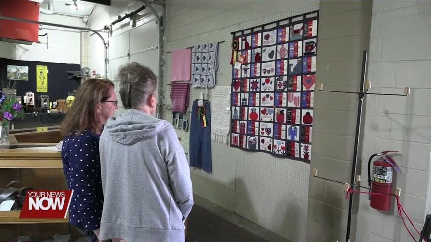 Creativity with fair ribbons wins Best of Show for quilter