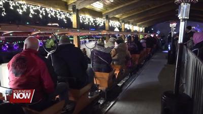 People from all around come to ride the "North Pole Express"