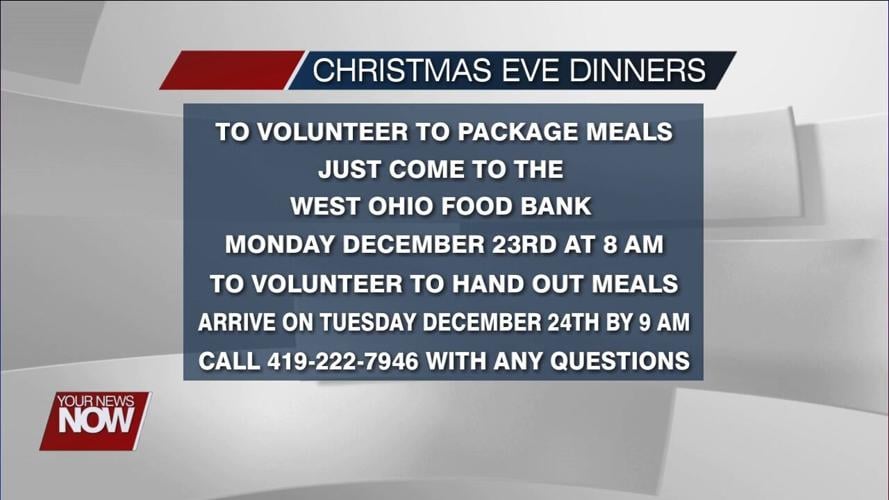 West Ohio Food Bank asking for volunteer help with Christmas ham dinners