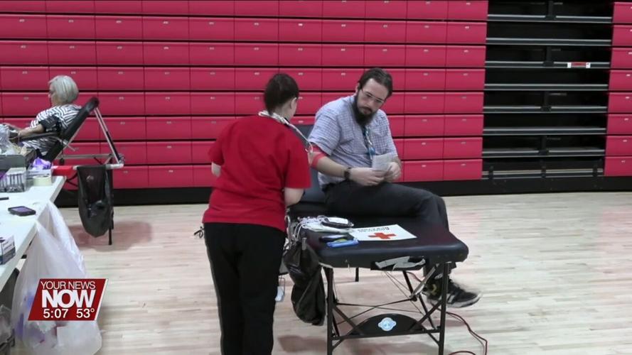 Lima Central Catholic students host a blood drive to help the American Red Cross