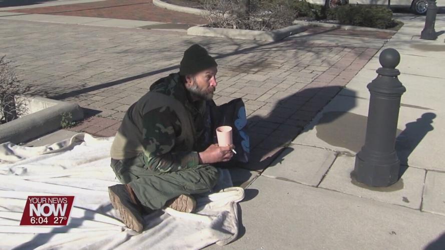 Area homeless are struggling to stay warm as temperatures reach well below freezing