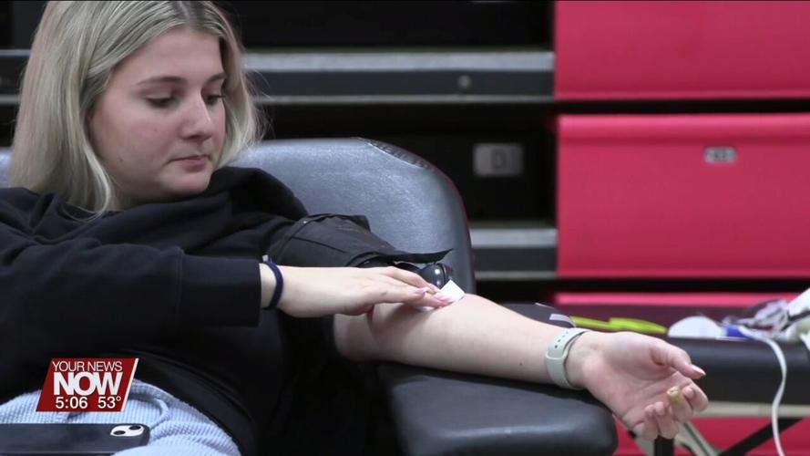 Lima Central Catholic students host a blood drive to help the American Red Cross