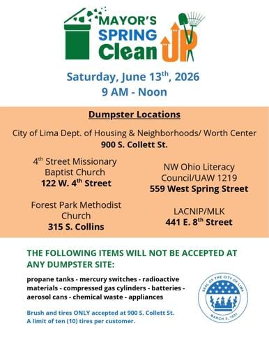 June 13 Mayors Spring Cleanup