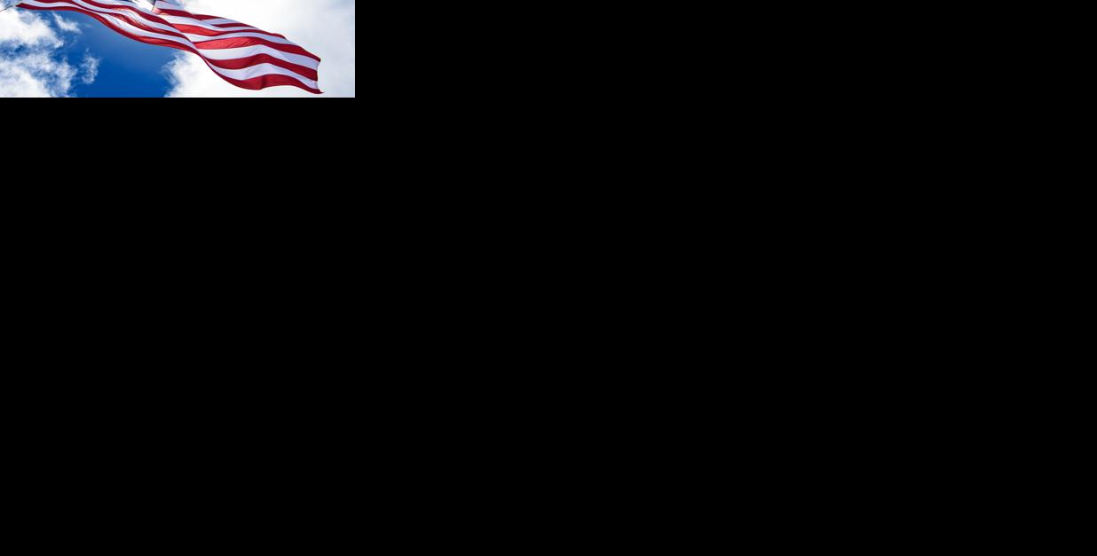 United States flag at half mast Generic