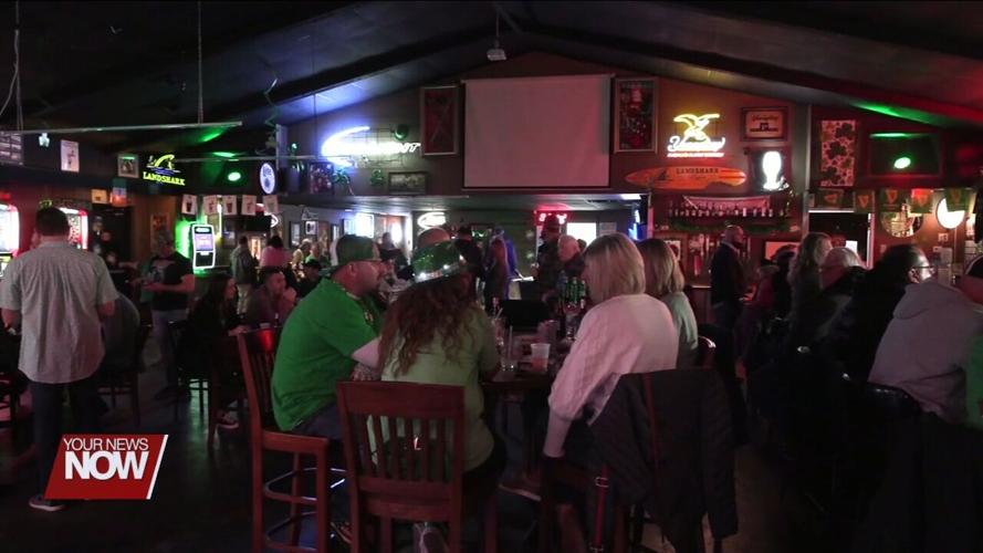 Local Residents Celebrate St. Patrick's Day in Lima