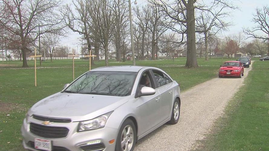 "Easter Encounter" at the Mercer County Fairgrounds brought people safely out of their homes to celebrate Easter