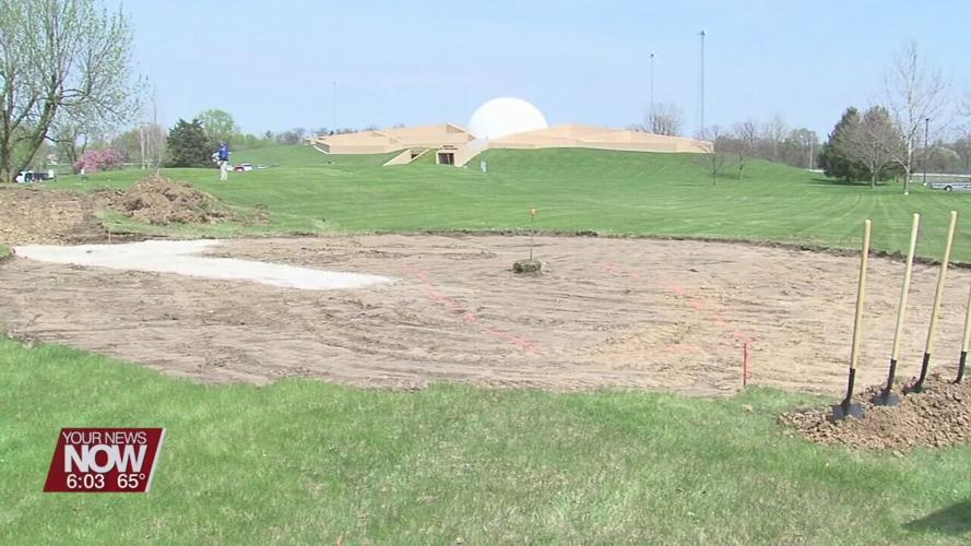 Construction of Learjet 28 exhibit begins at Armstrong Air & Space Museum