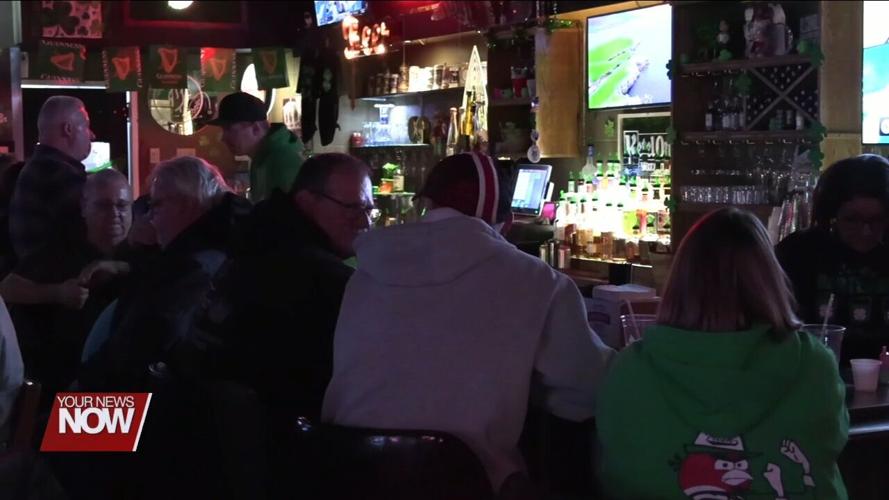 Local Residents Celebrate St. Patrick's Day in Lima