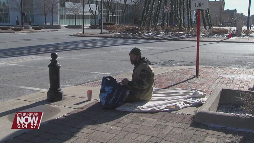 Area homeless are struggling to stay warm as temperatures reach well below freezing