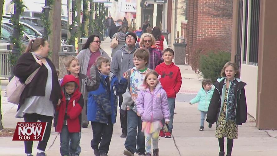 Residents take in festive cheer during Downtown Lima's Holiday Festival