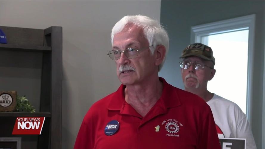Area unions hold press conference to show support for Sherrod Brown