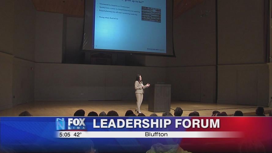 President of Mercy Health Lima speaks at Bluffton University