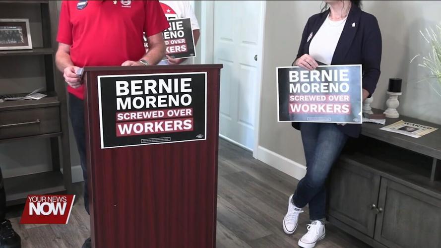 Area unions hold press conference to show support for Sherrod Brown