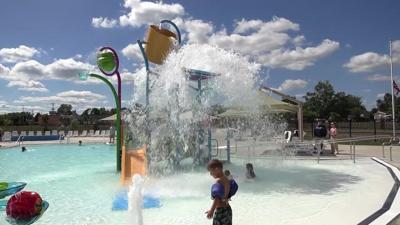 Kids Enjoy First Swim at New Lima Community Aquatic Park
