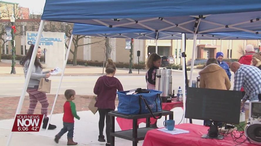 Residents take in festive cheer during Downtown Lima's Holiday Festival