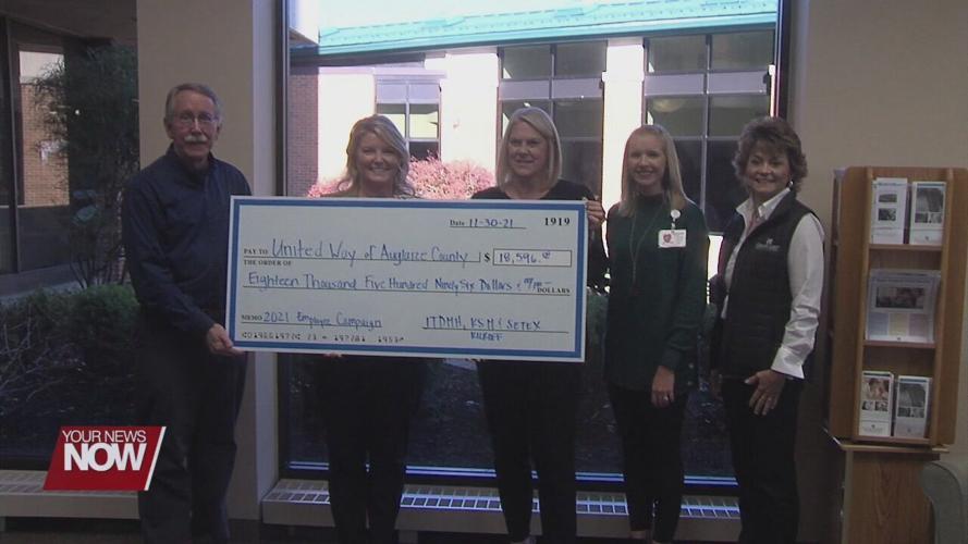 United Way of Auglaize County receives big donation for 2021 campaign