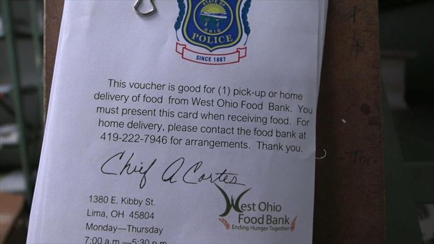 Lima Police Department and West Ohio Food Bank partner up for Fill the Gap program