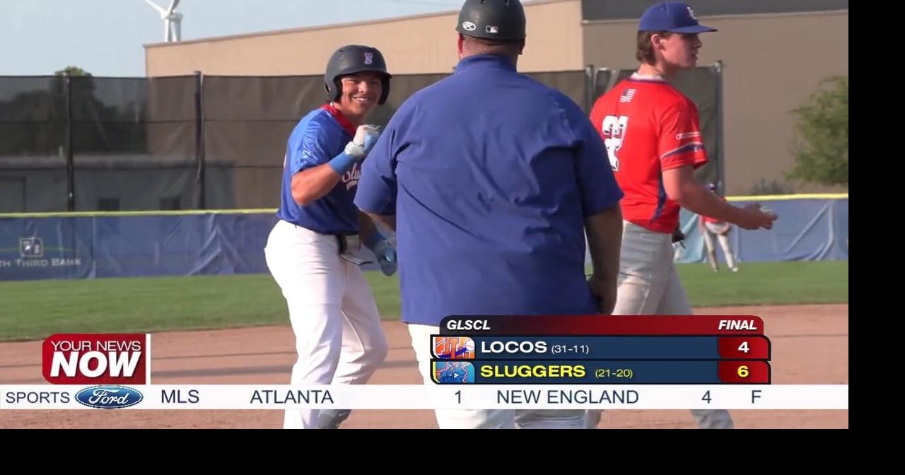 Sluggers top Locos 6-4 in regular-season finale