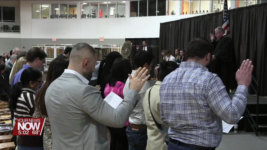 Nearly 60 immigrants take final step to become citizens of the United States