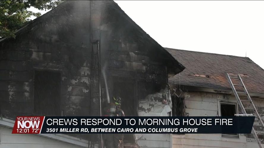 Multiple fire departments called out to morning house fire in northern Allen County