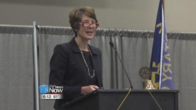 President of Bluffton University speaks at Lima Rotary meeting