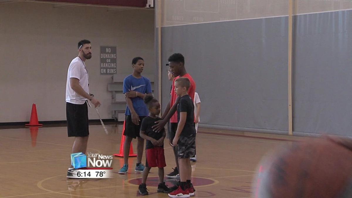 Kids Getting Some Basketball Training At Lima Family Ymca S Summer