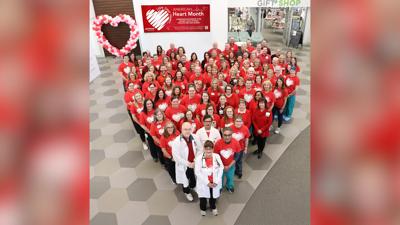 Lima Memorial raises awareness for women’s heart health on Wear Red Day
