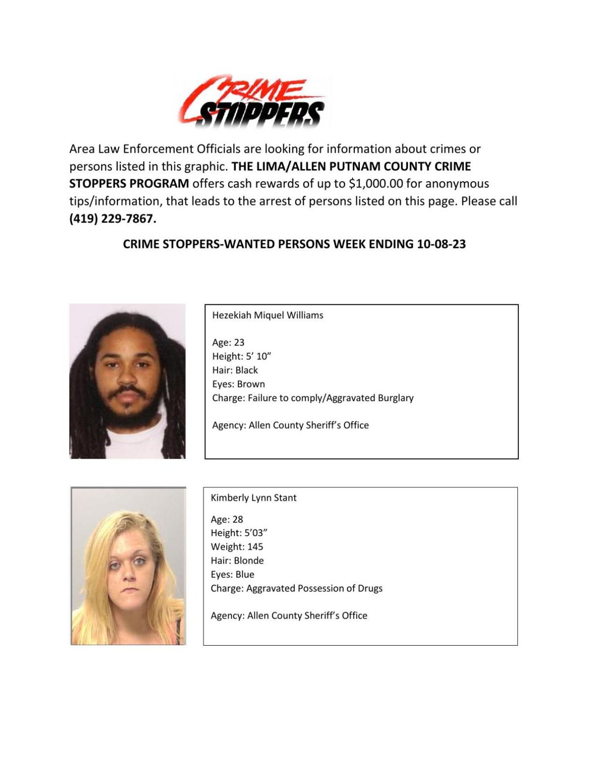 Lima Ohio Wanted List - nhmqiym