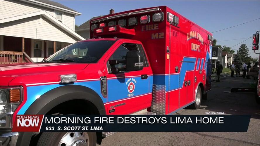 Morning fire destroys a Lima home on S. Scott Street