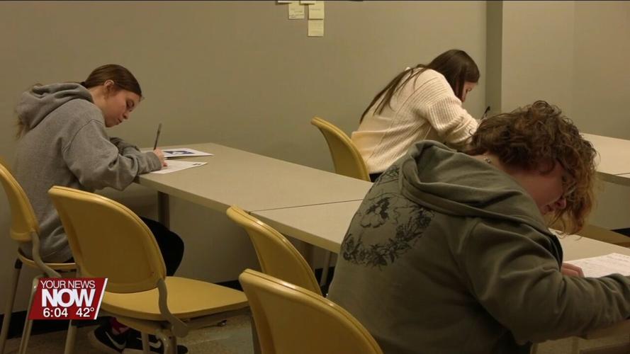 Area 7th and 8th graders compete in district Power of the Pen writing tournament