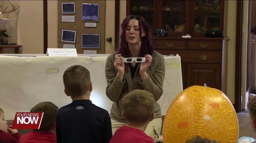 Kids in the JAMPD Nature Pals program explore the science behind the eclipse