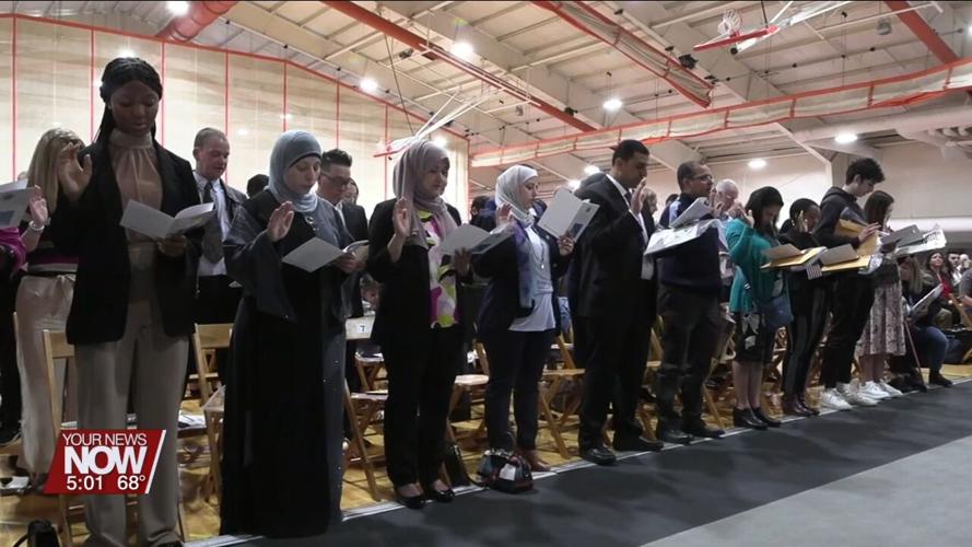 Nearly 60 immigrants take final step to become citizens of the United States