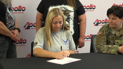 Apollo Career Center seniors celebrate Signing Day ahead of graduation