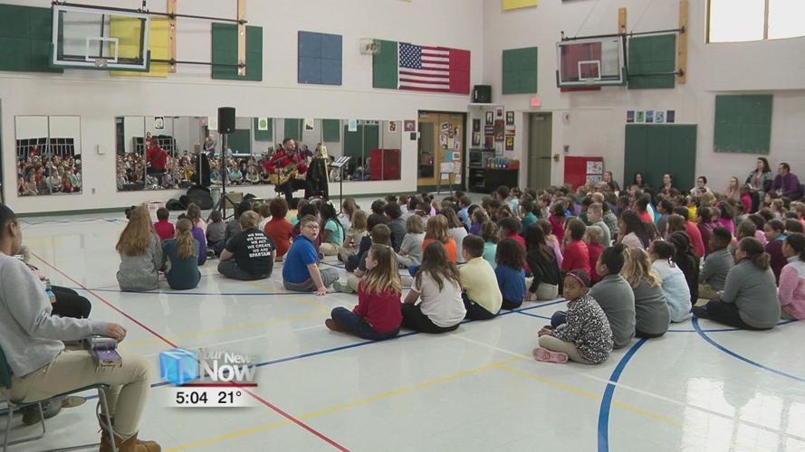 Liberty Arts Magnet has blues in their school with Gerry Hundt