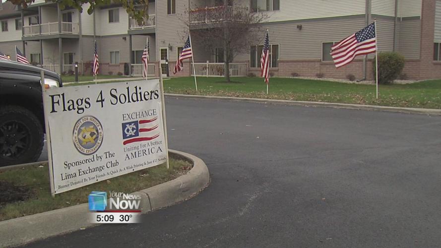 Primrose honors veteran residents with Flags for Soldiers