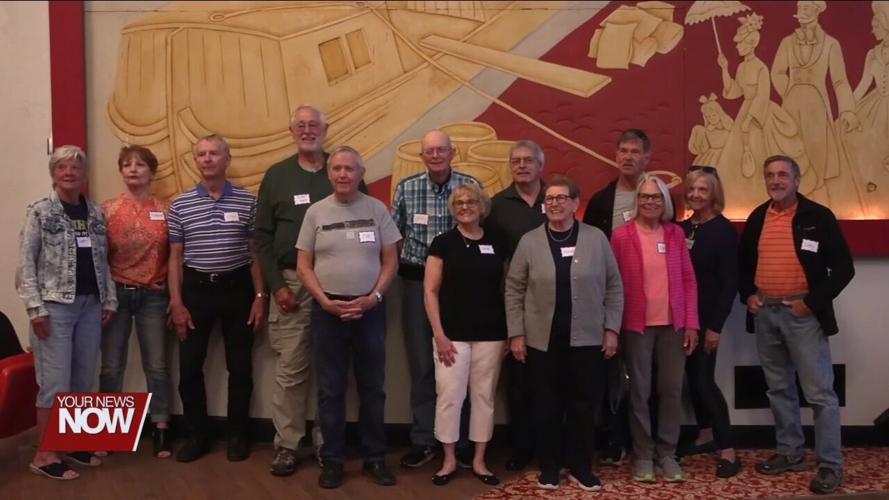 St. Marys High School class of '65 take a trip down memory lane while touring Grand Opera House