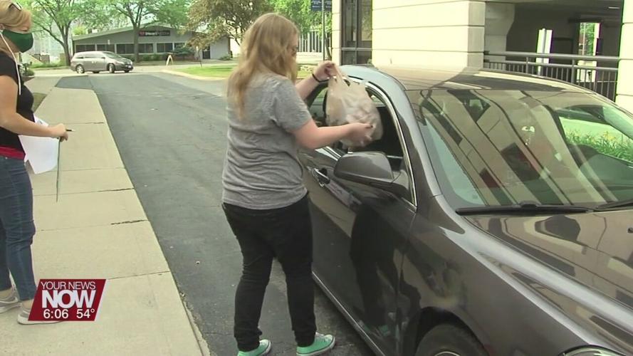 Free Spring Activity Bags and personal hygiene bags to be handed out at a drive-thru event at SAFY