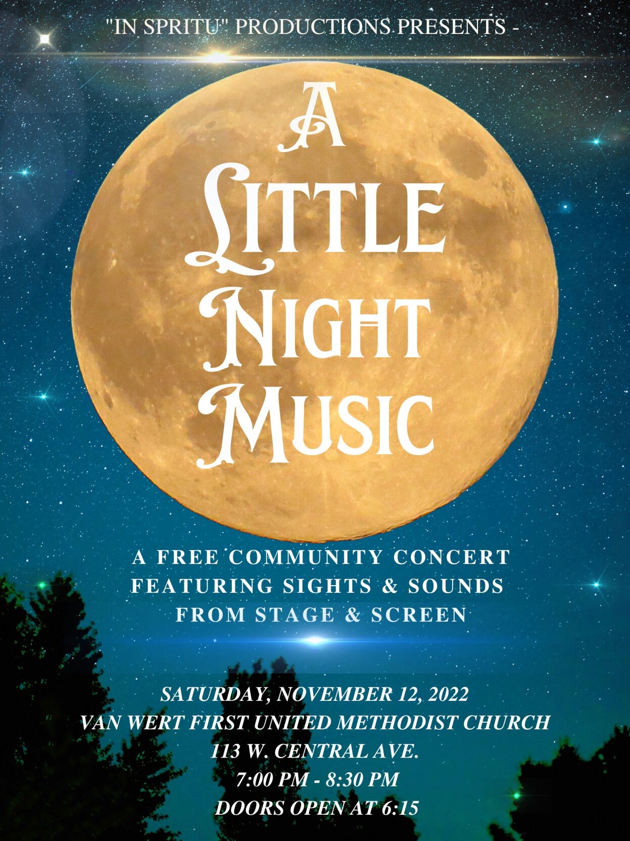 ALNM Moon Concert Poster 2022